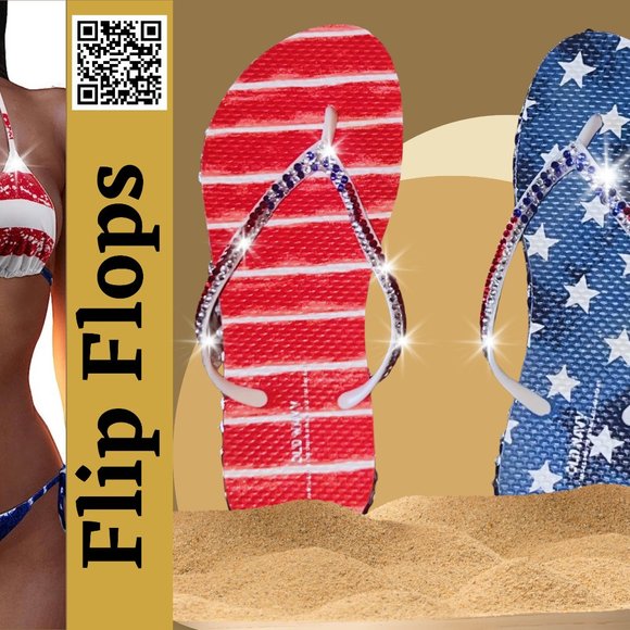Flip Flops, Women Sandals, Girls Sandals, Ladies Shoes, Independence Day, Labor - Picture 8 of 16